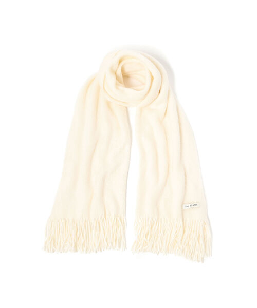 Ray BEAMS(レイビームス)の「Ray BEAMS / 無地 カラー ロング マフラー(マフラー・レディース・ライトグレー/ピンク/オレンジ/ブラック/サックスブルー/オフホワイト・ONE SIZE)」の9枚目の写真