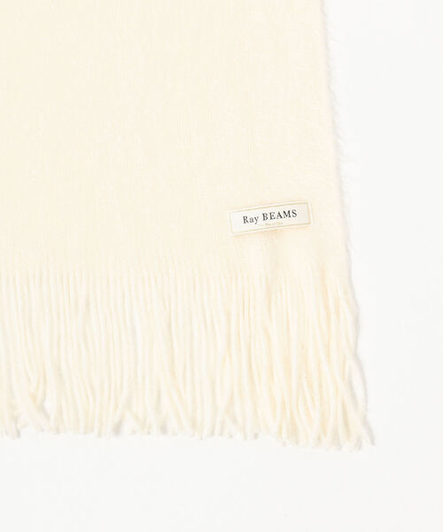 Ray BEAMS(レイビームス)の「Ray BEAMS / 無地 カラー ロング マフラー(マフラー・レディース・ライトグレー/ピンク/オレンジ/ブラック/サックスブルー/オフホワイト・ONE SIZE)」の11枚目の写真