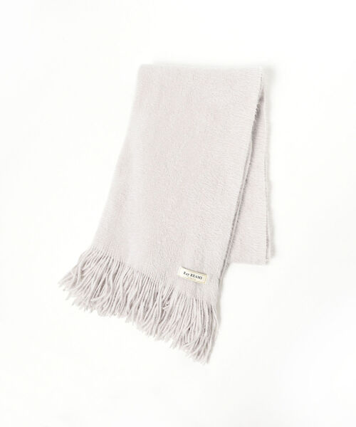 Ray BEAMS(レイビームス)の「Ray BEAMS / 無地 カラー ロング マフラー(マフラー・レディース・ライトグレー/ピンク/オレンジ/ブラック/サックスブルー/オフホワイト・ONE SIZE)」の13枚目の写真