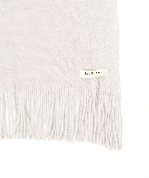 Ray BEAMS(レイビームス)の「Ray BEAMS / 無地 カラー ロング マフラー(マフラー・レディース・ライトグレー/ピンク/オレンジ/ブラック/サックスブルー/オフホワイト・ONE SIZE)」の14枚目の写真