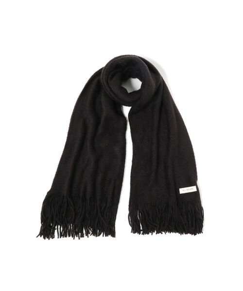 Ray BEAMS(レイビームス)の「Ray BEAMS / 無地 カラー ロング マフラー(マフラー・レディース・ライトグレー/ピンク/オレンジ/ブラック/サックスブルー/オフホワイト・ONE SIZE)」の15枚目の写真