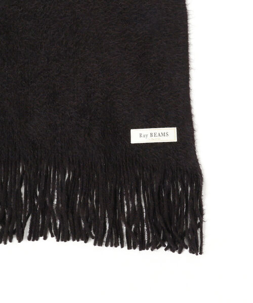 Ray BEAMS(レイビームス)の「Ray BEAMS / 無地 カラー ロング マフラー(マフラー・レディース・ライトグレー/ピンク/オレンジ/ブラック/サックスブルー/オフホワイト・ONE SIZE)」の17枚目の写真