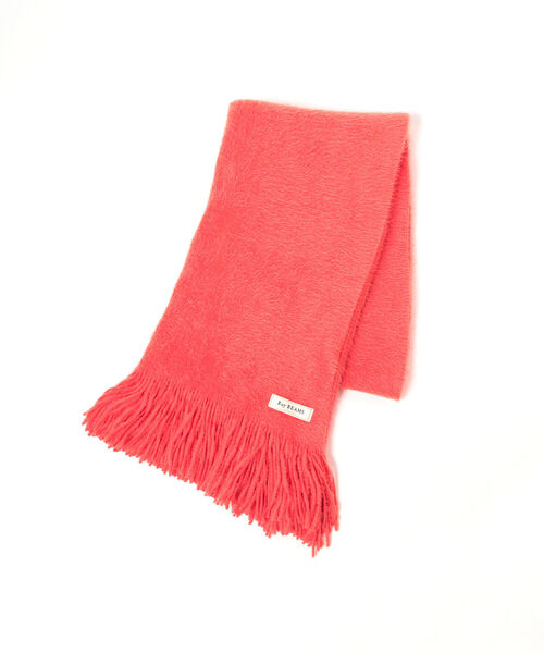 Ray BEAMS(レイビームス)の「Ray BEAMS / 無地 カラー ロング マフラー(マフラー・レディース・ライトグレー/ピンク/オレンジ/ブラック/サックスブルー/オフホワイト・ONE SIZE)」の19枚目の写真