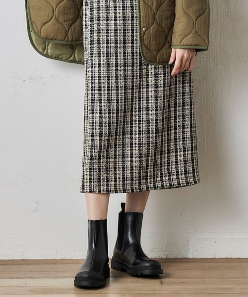 Green Parks(グリーンパークス)の「トウキャップサイドゴアブーツ(ブーツ・レディース・ベージュ/ブラック/ホワイト系その他2・L/M/XS/S/XL)」の16枚目の写真