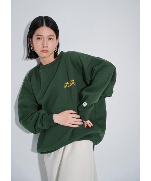 MLB（メジャーリーグベースボール）の「【WEB限定】【別注】＜MLB×GLR or＞フロッキー プリント 長袖スウェット -ユニセックス-（スウェット・メンズ・ブラック/ダークグリーン/グレー・S/M/L/XL）」の12枚目の写真