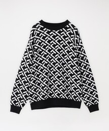 LOVELESS | ジオメトリック ジャガード プルオーバー(ニット/セーター)