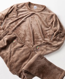 SlashDate（スラッシュデイト）の「【73】【FRUIT OF THE LOOM/フルーツオブザルーム】ボアスウェットセットアップ/トレーナー＆パンツ/ルームウェア（ルームウェア/パジャマ）」