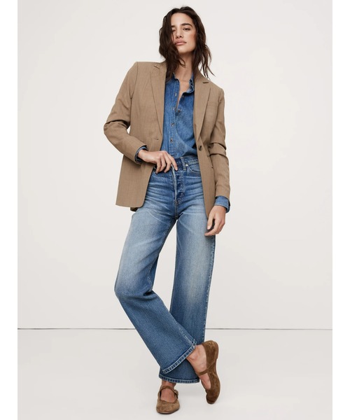 BANANA REPUBLIC バナナリパブリック モダン ウールブレザー