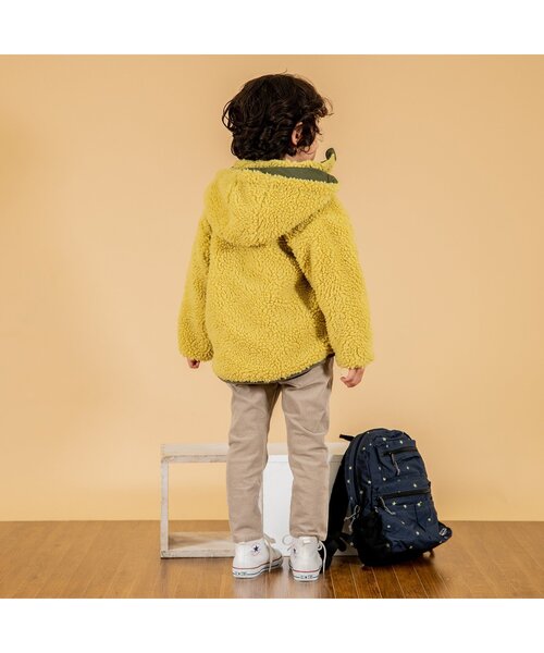 F.O.KIDS（エフオーキッズ）の「リバーシブルマウンテンジャケット_ウォッシャプル（ダウンジャケット/コート・キッズ・ブラウン/カーキ/イエロー/ブルー/アイボリー・90/100/110/120/80/130/95/140）」の11枚目の写真