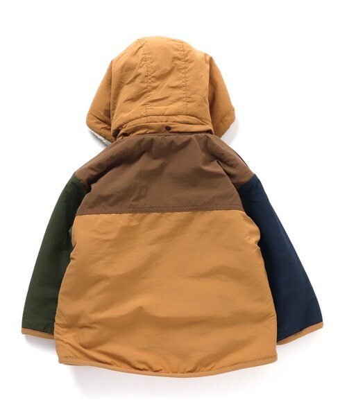 F.O.KIDS（エフオーキッズ）の「リバーシブルマウンテンジャケット_ウォッシャプル（ダウンジャケット/コート・キッズ・ブラウン/カーキ/イエロー/ブルー/アイボリー・90/100/110/120/80/130/95/140）」の18枚目の写真