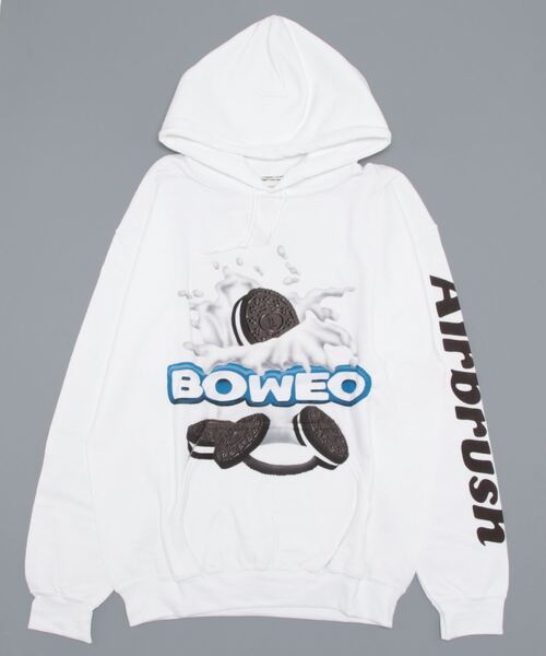 BOW WOW(バウワウ)の「【Bowwow】BOWEO HOODIE(パーカー・メンズ・ホワイト・M/L)」の1枚目の写真