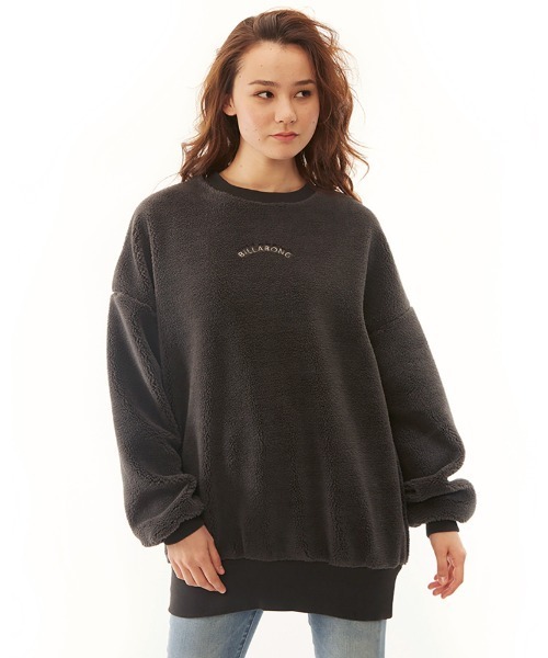Billabong 22年秋冬モデル レディース 2way Boa Boa Onepiece ワンピース ドレス ボアワンピース ビラボン ワンピース Billabong ビラボン のファッション 22年秋冬モデル