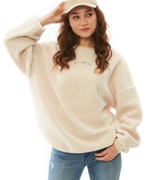 BILLABONG(ビラボン)の「BILLABONG レディース 2WAY BOA ONEPIECE ボアワンピース 【2022年秋冬モデル】/ビラボン(ワンピース・レディース・ブラック/ブラウン/オフホワイト・MEDIUM/LARGE)」の8枚目の写真