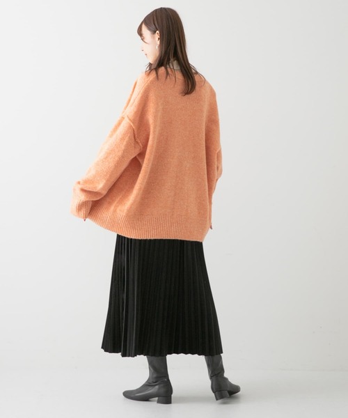 ITEMS URBANRESEARCH（アイテムズ アーバンリサーチ）の「ベロアプリーツスカート（スカート・レディース・ブラック/グリーン/ライトベージュ・FREE）」の21枚目の写真