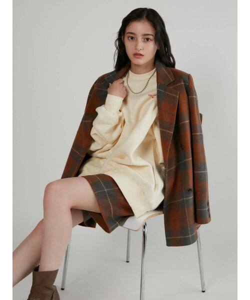 MURUA（ムルーア）の「ダブルテーラードジャケット（テーラードジャケット・レディース・モカ/その他1・FREE）」の7枚目の写真