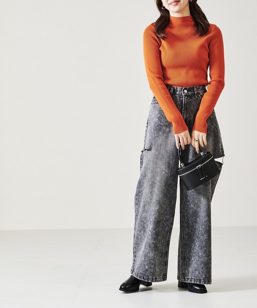 acro（アクロ）の「サイドスリットデニム/AC2705（デニムパンツ・レディース・ライトブルー/ブルー/グレー・S/M）」の21枚目の写真