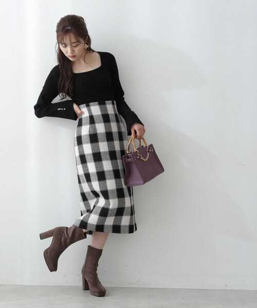 PROPORTION BODY DRESSING(プロポーションボディドレッシング)の「ケープ付き2Wayニットプルオーバー/1212270506(ニット/セーター・レディース・ブラック/グレー/ホワイト系その他・FREE)」の20枚目の写真
