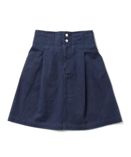 Ray BEAMS(レイビームス)の「Ray BEAMS / ツイル 1タック Aライン スカート(スカート・レディース・オフホワイト/オリーブ/サックスブルー/ネイビー・0/1)」の11枚目の写真