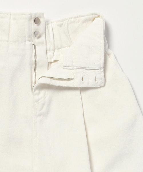 Ray BEAMS(レイビームス)の「Ray BEAMS / ツイル 1タック Aライン スカート(スカート・レディース・オフホワイト/オリーブ/サックスブルー/ネイビー・0/1)」の6枚目の写真