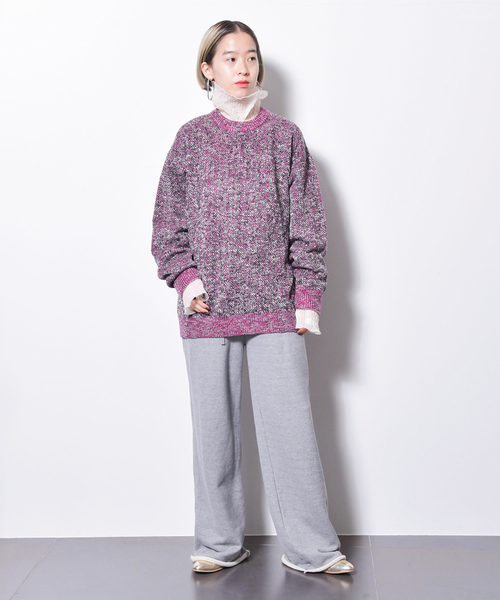 CITYSHOP（シティーショップ）の「MULTI MIX ニット（ニット