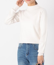 【なめらかカシミヤタッチ】ハイネックニット
