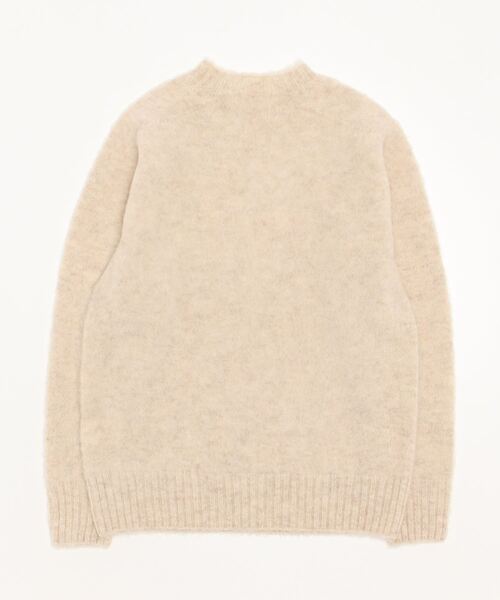 Scye（サイ）の「Scye / サイ ベーシックス：【レディース】Shetland Wool Brushed Sweater：5222-13602[DEA]（ニット/セーター・レディース・オートミール・36）」の2枚目の写真