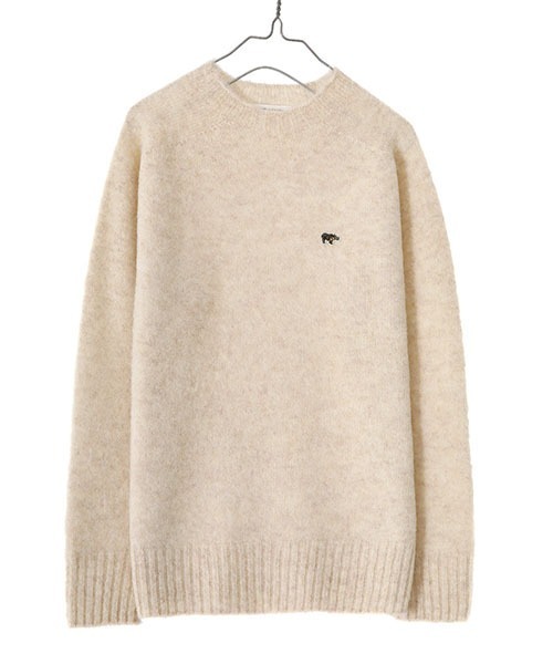 Scye（サイ）の「Scye / サイ ベーシックス：【レディース】Shetland Wool Brushed Sweater：5222-13602[DEA]（ニット/セーター・レディース・オートミール・36）」の3枚目の写真