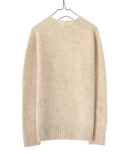 Scye（サイ）の「Scye / サイ ベーシックス：【レディース】Shetland Wool Brushed Sweater：5222-13602[DEA]（ニット/セーター・レディース・オートミール・36）」の4枚目の写真