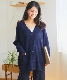 cross marche(クロスマルシェ)の【LAFUKU/ラフク】もちふわマシュマロニットVネックカーディガン/ルームウェア(上下別売り)(ルームウェア/パジャマ)