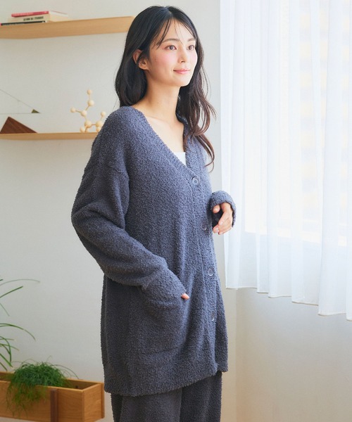 canone あなたを夢見たマシュマロカーディガン　グレー Maison de FLEUR あなたを夢見たマシュマロカーディガン グレー - メルカリ