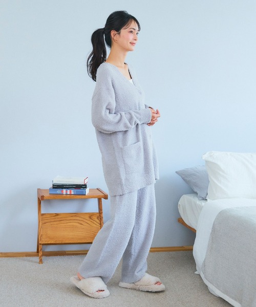 セール】【LAFUKU/ラフク】もちふわマシュマロニットVネック