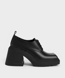 CHARLES & KEITH | Emery エンマリー チャンキージオメトリックブーツ(ドレスシューズ)