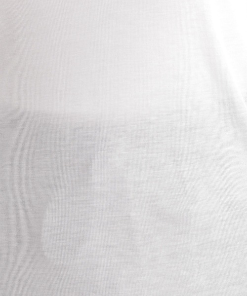 Andemiu（アンデミュウ）の「カットリブタートル180544（Tシャツ/カットソー・レディース・ブラック/グレー/オフホワイト・FREE）」の15枚目の写真