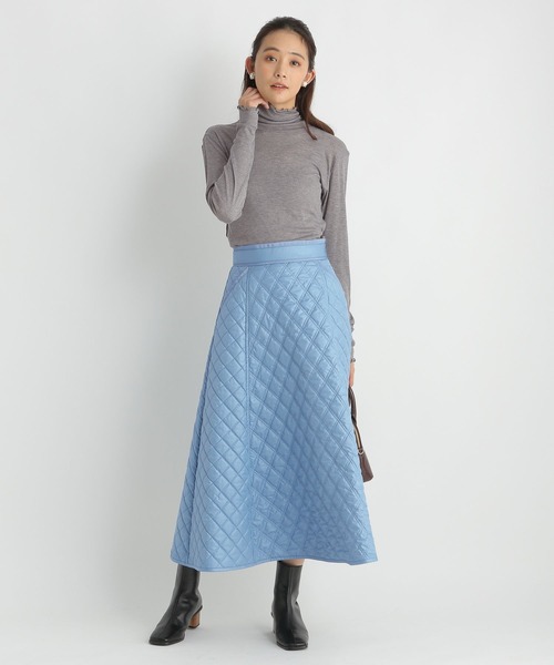 Andemiu（アンデミュウ）の「カットリブタートル180544（Tシャツ/カットソー・レディース・ブラック/グレー/オフホワイト・FREE）」の10枚目の写真