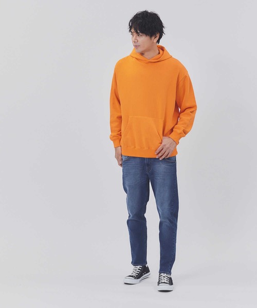 BACK NUMBER（バックナンバー）の「【BACK NUMBER】オーバーダイパーカー（パーカー・メンズ・オフホワイト/オレンジ/ダークグレー/グリーン・M/L/XL）」の14枚目の写真