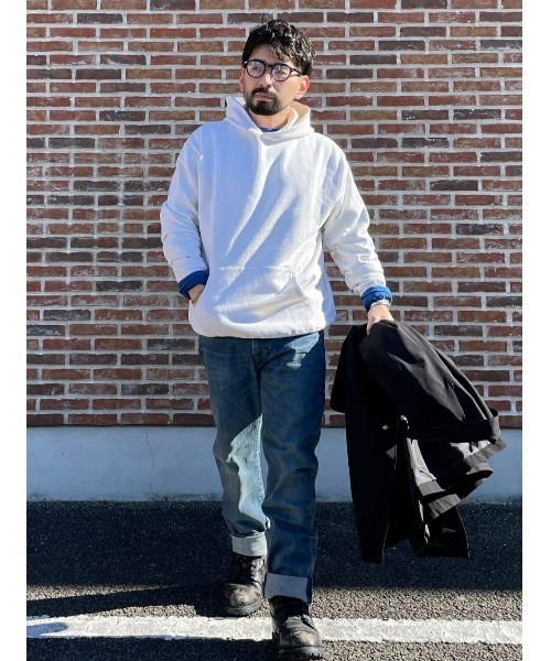 BACK NUMBER（バックナンバー）の「【BACK NUMBER】オーバーダイパーカー（パーカー・メンズ・オフホワイト/オレンジ/ダークグレー/グリーン・M/L/XL）」の16枚目の写真