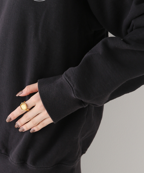 SPORTY&RICH(スポーティアンドリッチ)の「【Sporty & Rich / スポーティーアンドリッチ】 SR CREWNECK(スウェット・レディース・ブラック系その他・SMALL)」の9枚目の写真