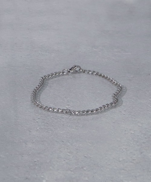 SBG（エスビー）の「SBG 喜平チェーンブレスレット（ブレスレット・メンズ・シルバー系その他/ゴールド/ゴールド系その他/ブラック/ブラック系その他/シルバー・19cm）」の4枚目の写真