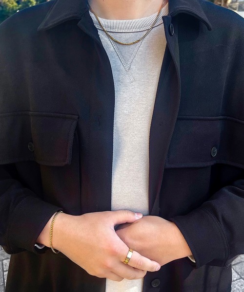 SBG（エスビー）の「SBG 喜平チェーンブレスレット（ブレスレット・メンズ・シルバー系その他/ゴールド/ゴールド系その他/ブラック/ブラック系その他/シルバー・19cm）」の21枚目の写真