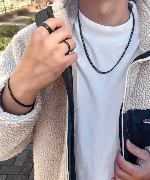 SBG（エスビー）の「SBG 喜平チェーンブレスレット（ブレスレット・メンズ・シルバー系その他/ゴールド/ゴールド系その他/ブラック/ブラック系その他/シルバー・19cm）」の22枚目の写真