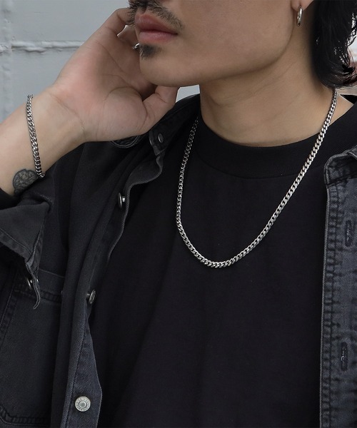 SBG（エスビー）の「SBG 喜平チェーンブレスレット（ブレスレット・メンズ・シルバー系その他/ゴールド/ゴールド系その他/ブラック/ブラック系その他/シルバー・19cm）」の18枚目の写真