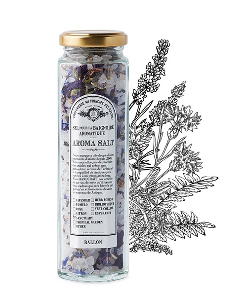 BALLON（バロン）の「アロマバスソルトボトル（入浴剤・バスケア・レディース・エスペランサ/サンクチュアリー/シトロン/ハーブフォレスト/ローズ・FREE）」の3枚目の写真