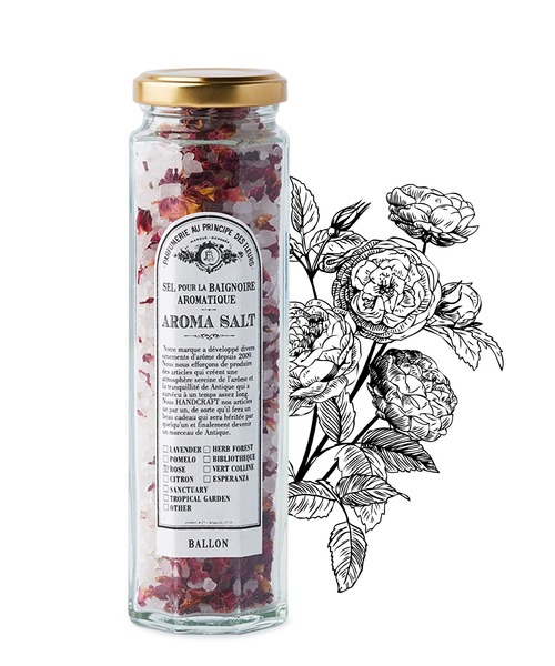 BALLON（バロン）の「アロマバスソルトボトル（入浴剤・バスケア・レディース・エスペランサ/サンクチュアリー/シトロン/ハーブフォレスト/ローズ・FREE）」の5枚目の写真