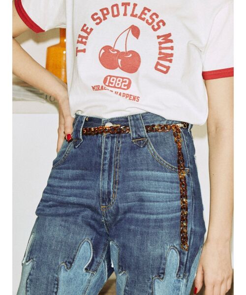 jouetie（ジュエティ）の「アクリルチェーンベルト（ベルト・レディース・クリア/ピンク/ブラウン・FREE）」の4枚目の写真