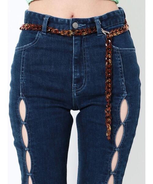 jouetie（ジュエティ）の「アクリルチェーンベルト（ベルト・レディース・クリア/ピンク/ブラウン・FREE）」の19枚目の写真