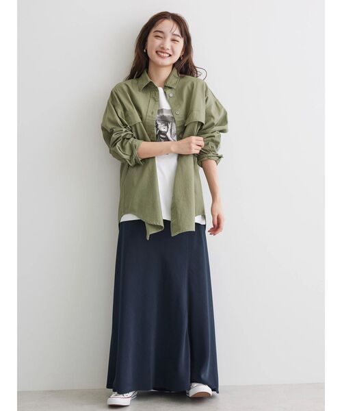 AMERICAN HOLIC(アメリカンホリック)の「マーメードスリムスカート(スカート・レディース・ブラウン/ダークネイビー・L/S/M)」の13枚目の写真