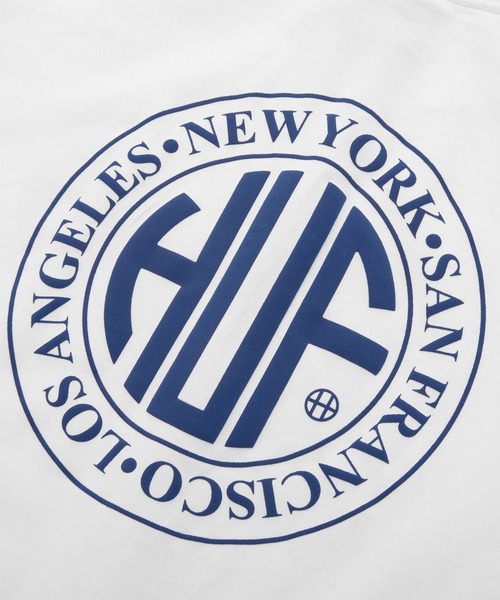 HUF（ハフ）の「REGIONAL LS TEE / HUF ロングスリーブTシャツ（Tシャツ/カットソー・メンズ・ホワイト/アッシュグレー/ブラック/ブルー系その他・SMALL/MEDIUM/LARGE/X-LARGE/XX-LARGE/X-SMALL）」の7枚目の写真