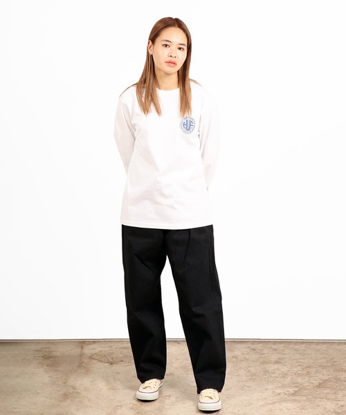 HUF（ハフ）の「REGIONAL LS TEE / HUF ロングスリーブTシャツ（Tシャツ/カットソー・メンズ・ホワイト/アッシュグレー/ブラック/ブルー系その他・SMALL/MEDIUM/LARGE/X-LARGE/XX-LARGE/X-SMALL）」の14枚目の写真