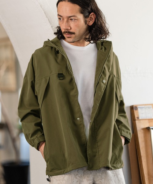 CAMBIO(カンビオ)の「mj9112-ショートマウンテンパーカー(マウンテンパーカー・メンズ・カーキ/ブラック・L/XL/M)」の2枚目の写真