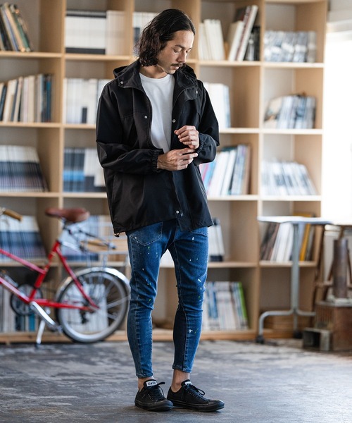 CAMBIO(カンビオ)の「mj9112-ショートマウンテンパーカー(マウンテンパーカー・メンズ・カーキ/ブラック・L/XL/M)」の6枚目の写真